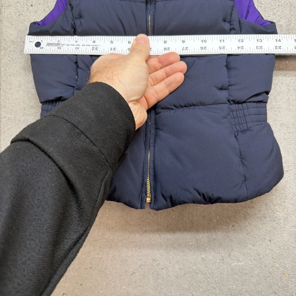 Ralph Lauren Kids Reversible Puffer Vest Down Filled‎ Preppy Winter Size 6